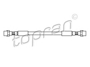 TOPRAN 109 394 stabdžių žarnelė 
 Stabdžių sistema -> Stabdžių žarnelės
8D0 611 707, 8D0 611 707B, 8D0 611 707