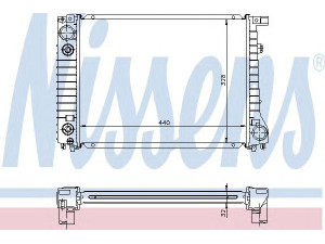 NISSENS 60796A radiatorius, variklio aušinimas 
 Aušinimo sistema -> Radiatorius/alyvos aušintuvas -> Radiatorius/dalys
1.719.355, 1711.1.719.355, 17111712824