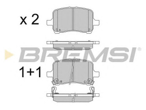 BREMSI BP3566 stabdžių trinkelių rinkinys, diskinis stabdys
4808814, 22705327, 22731037, 25894320