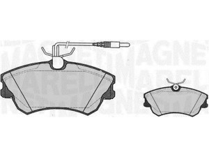 MAGNETI MARELLI 363916060816 stabdžių trinkelių rinkinys, diskinis stabdys 
 Techninės priežiūros dalys -> Papildomas remontas