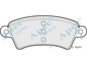 APEC braking PAD1107 stabdžių trinkelių rinkinys, diskinis stabdys 
 Techninės priežiūros dalys -> Papildomas remontas
425203, 425152