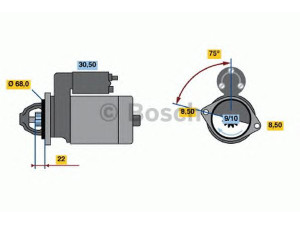 BOSCH 0 986 017 120 starteris 
 Elektros įranga -> Starterio sistema -> Starteris
71739718, 09115192, 09130838, 09163856