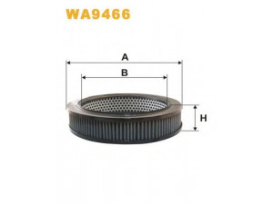 WIX FILTERS WA9466 oro filtras 
 Techninės priežiūros dalys -> Techninės priežiūros intervalai