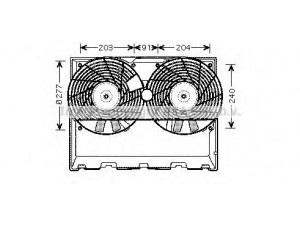 AVA QUALITY COOLING MS7515 ventiliatorius, radiatoriaus 
 Aušinimo sistema -> Oro aušinimas
0005008593, 1245003555