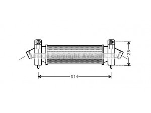 AVA QUALITY COOLING FDA4341 tarpinis suslėgto oro aušintuvas, kompresorius 
 Variklis -> Oro tiekimas -> Įkrovos agregatas (turbo/superįkrova) -> Tarpinis suslėgto oro aušintuvas
1124704, 1148896, 1222890, 1313503