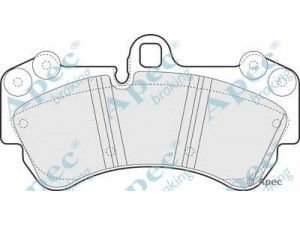 APEC braking PAD1314 stabdžių trinkelių rinkinys, diskinis stabdys 
 Techninės priežiūros dalys -> Papildomas remontas
7L0698151F, 955.351.939.00, 955.351.939.01