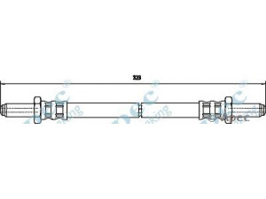 APEC braking HOS3027 stabdžių žarnelė 
 Stabdžių sistema -> Stabdžių žarnelės
8926362, 8931784