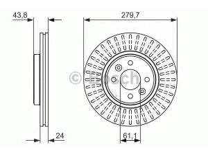 BOSCH 0 986 479 885 stabdžių diskas 
 Stabdžių sistema -> Diskinis stabdys -> Stabdžių diskas
77 01 205 230, 77 01 205 842, 77 01 206 118