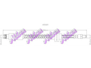 Brovex-Nelson H5589 stabdžių žarnelė 
 Stabdžių sistema -> Stabdžių žarnelės
4806A6, 4809A6, 1484536080, 1484536080