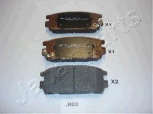JAPANPARTS PP-H03AF stabdžių trinkelių rinkinys, diskinis stabdys 
 Techninės priežiūros dalys -> Papildomas remontas
58302-H1A00, 58302-H1A10, 720060003