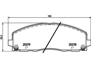 COBREQ N-747 stabdžių trinkelių rinkinys, diskinis stabdys 
 Techninės priežiūros dalys -> Papildomas remontas
7B0698151E, 7B0698151G, 7B0698151J