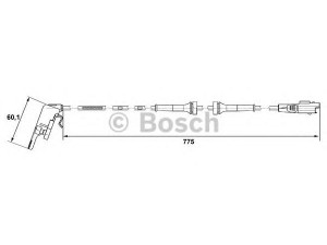 BOSCH 0 265 007 664 jutiklis, rato greitis 
 Elektros įranga -> Jutikliai
4545 C2, 96 526 967, 4545 C2, 96 526 967