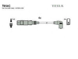 TESLA T854C uždegimo laido komplektas 
 Kibirkšties / kaitinamasis uždegimas -> Uždegimo laidai/jungtys
06A905409P, 06B905409E