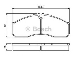 BOSCH 0 986 494 266 stabdžių trinkelių rinkinys, diskinis stabdys 
 Techninės priežiūros dalys -> Papildomas remontas
2995632, 42536101, 5001844748, 003 420 46 20