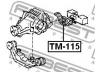 FEBEST TM-115 montavimas, diferencialas 
 Ašies pavara -> Diferencialas
52291-12010