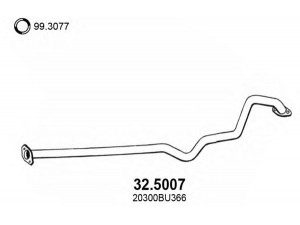 ASSO 32.5007 išleidimo kolektorius 
 Išmetimo sistema -> Išmetimo vamzdžiai
20300BU360, 20300BU361, 20300BU365
