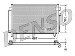 DENSO DCN36002 kondensatorius, oro kondicionierius 
 Oro kondicionavimas -> Kondensatorius
73210SA012