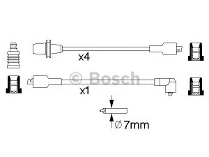BOSCH 0 986 356 725 uždegimo laido komplektas 
 Kibirkšties / kaitinamasis uždegimas -> Uždegimo laidai/jungtys
5967 J9