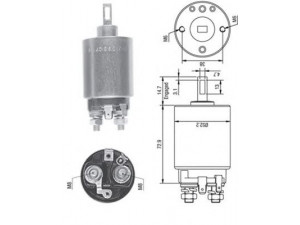 MAGNETI MARELLI 940113050281 solenoidinis jungiklis, starteris
S114237