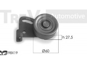 TREVI AUTOMOTIVE KD1147 paskirstymo diržo komplektas 
 Techninės priežiūros dalys -> Papildomas remontas