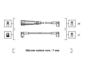 MAGNETI MARELLI 941318111084 uždegimo laido komplektas 
 Kibirkšties / kaitinamasis uždegimas -> Uždegimo laidai/jungtys