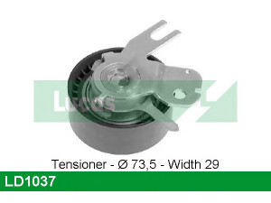 LUCAS ENGINE DRIVE LD1037 įtempiklio skriemulys, paskirstymo diržas
0829.84, 96378771, 9637877180