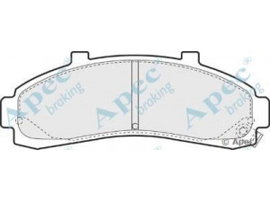 APEC braking PAD988 stabdžių trinkelių rinkinys, diskinis stabdys 
 Techninės priežiūros dalys -> Papildomas remontas
4444107, F57Z2001AA