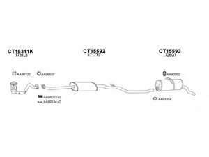 VENEPORTE 150288 išmetimo sistema 
 Išmetimo sistema -> Išmetimo sistema, visa