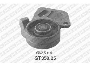SNR GT358.25 įtempiklio skriemulys, paskirstymo diržas 
 Techninės priežiūros dalys -> Papildomas remontas
4349198, 4349202, 4427068, 4427068