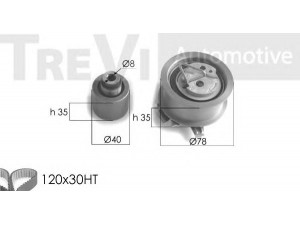 TREVI AUTOMOTIVE KD1221 paskirstymo diržo komplektas 
 Techninės priežiūros dalys -> Papildomas remontas
038198119A, 038198119C, 1672143