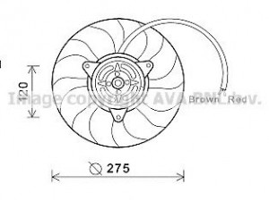 AVA QUALITY COOLING AI7515 ventiliatorius, radiatoriaus 
 Aušinimo sistema -> Oro aušinimas
8E0959455B, 8E0959455N, 8E0959455N