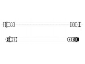 JURID 173217J stabdžių žarnelė 
 Stabdžių sistema -> Stabdžių žarnelės
34326776868, 34326788438, 34326853746