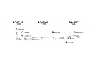 VENEPORTE 450014 išmetimo sistema 
 Išmetimo sistema -> Išmetimo sistema, visa