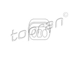 TOPRAN 205 065 laikantysis rėmas, duslintuvas 
 Išmetimo sistema -> Surinkimo dalys -> Atskiros surinkimo dalys -> Gnybtas
08 52 726, 8 52 726, 90466668