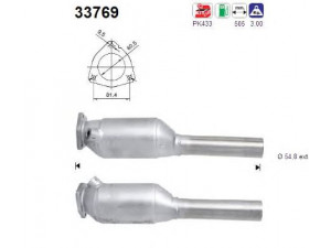 AS 33769 katalizatoriaus keitiklis