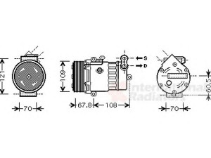 VAN WEZEL 3700K377 kompresorius, oro kondicionierius 
 Oro kondicionavimas -> Kompresorius/dalys
1854147, 24421642
