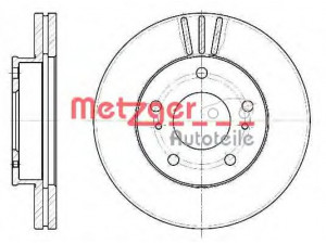 METZGER 6444.10 stabdžių diskas 
 Stabdžių sistema -> Diskinis stabdys -> Stabdžių diskas
40206-9C100, 40206-9C101, 40206-Y9502