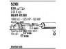 WALKER BW50108 išmetimo sistema 
 Išmetimo sistema -> Išmetimo sistema, visa