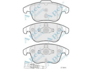 APEC braking PAD1653 stabdžių trinkelių rinkinys, diskinis stabdys 
 Techninės priežiūros dalys -> Papildomas remontas
7N0698151, 5N0698151, 5N0698151A