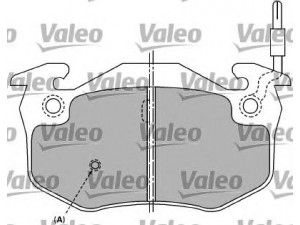 VALEO 597258 stabdžių trinkelių rinkinys, diskinis stabdys 
 Techninės priežiūros dalys -> Papildomas remontas
7701203668, 7701203919, 7701204036