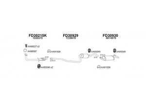 VENEPORTE 300430 išmetimo sistema 
 Išmetimo sistema -> Išmetimo sistema, visa