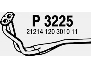 FENNO P3225 išleidimo kolektorius 
 Išmetimo sistema -> Išmetimo vamzdžiai
21214120301011