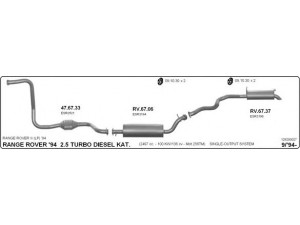 IMASAF 129200027 išmetimo sistema 
 Išmetimo sistema -> Išmetimo sistema, visa