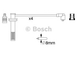 BOSCH 0 986 356 709 uždegimo laido komplektas 
 Kibirkšties / kaitinamasis uždegimas -> Uždegimo laidai/jungtys
7742689, 7742689