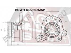 ASVA HNWH-RD2RLHJAP rato stebulė 
 Ašies montavimas/vairavimo mechanizmas/ratai -> Rato stebulė/montavimas -> Rato stebulė
42201-S10-018