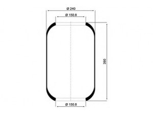 PE Automotive 084.008-10A dėklas, pneumatinė pakaba
750 208, 002498667, 004746733, 02498667