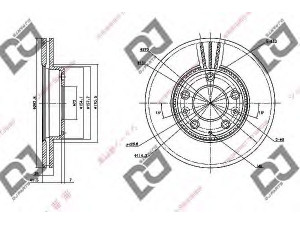 DJ PARTS BD1380 stabdžių diskas 
 Dviratė transporto priemonės -> Stabdžių sistema -> Stabdžių diskai / priedai
GJ6Y-33-25XA, GJ6Y3325XA