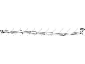 BOSAL 288-751 vidurinis duslintuvas 
 Išmetimo sistema -> Duslintuvas
4420-5KA260