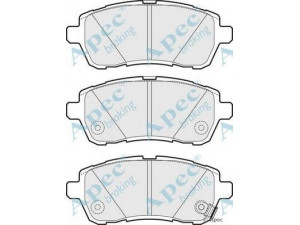 APEC braking PAD1706 stabdžių trinkelių rinkinys, diskinis stabdys 
 Techninės priežiūros dalys -> Papildomas remontas
DFY13328Z, DFY13329ZA
