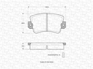 MAGNETI MARELLI 363702160706 stabdžių trinkelių rinkinys, diskinis stabdys 
 Techninės priežiūros dalys -> Papildomas remontas
7701201534, 7701202709, 7701204593